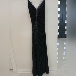 2000S vintage trendy black dress Size small bodycon